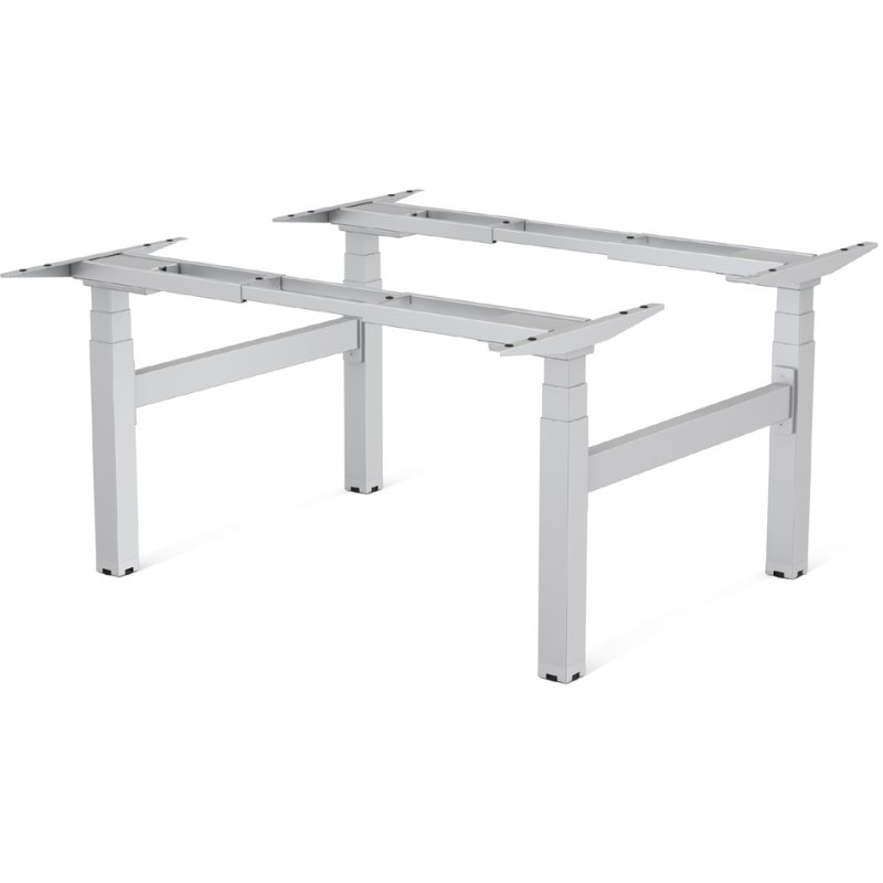 Fellowes Cadre Bureau Cambio Bench, réglage électrique, argent
